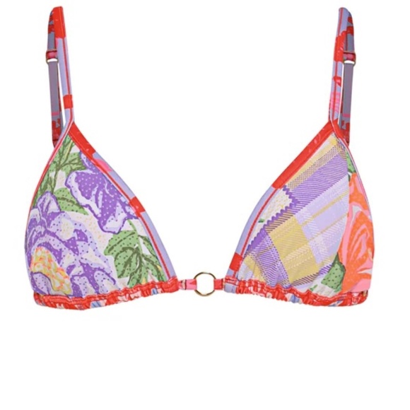 Maaji Vintage Bloom Triangle Bikini Size Medium NWT - Picture 6 of 7